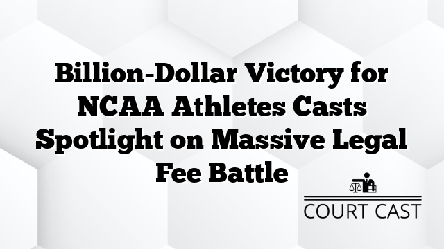 Billion-Dollar Victory for NCAA Athletes Casts Spotlight on Massive Legal Fee Battle