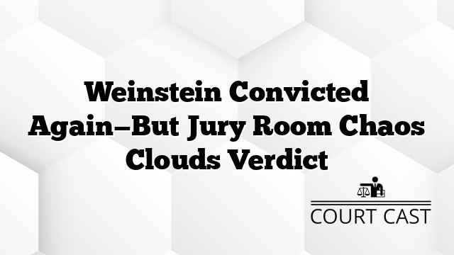 Weinstein Convicted Again—But Jury Room Chaos Clouds Verdict