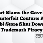 Court Slams the Gavel on Counterfeit Couture: Abu Dhabi Store Shut Down for Trademark Piracy