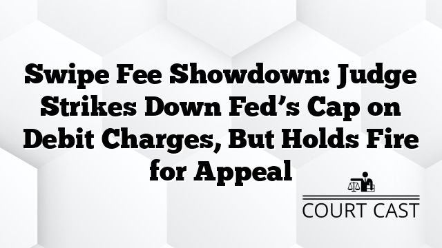 Swipe Fee Showdown: Judge Strikes Down Fedās Cap on Debit Charges, But Holds Fire for Appeal
