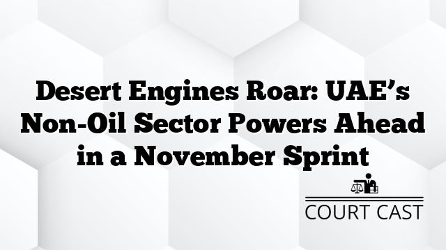Desert Engines Roar: UAE’s Non-Oil Sector Powers Ahead in a November Sprint