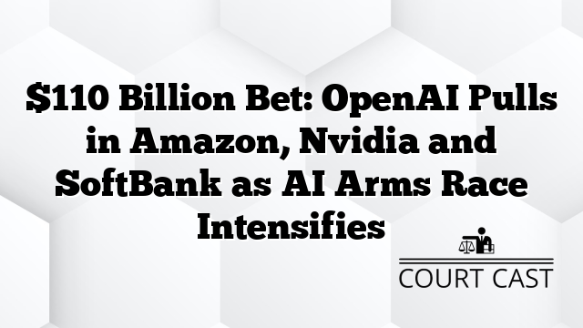 $110 Billion Bet: OpenAI Pulls in Amazon, Nvidia and SoftBank as AI Arms Race Intensifies