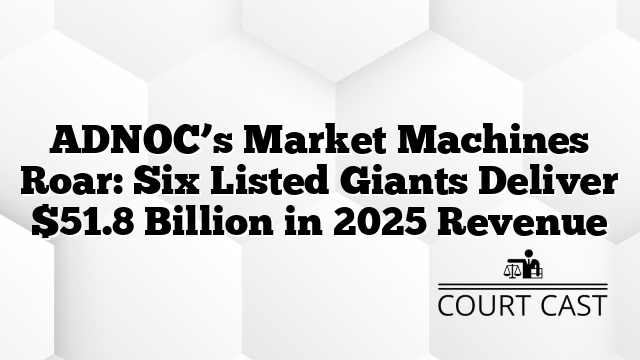 ADNOC’s Market Machines Roar: Six Listed Giants Deliver $51.8 Billion in 2025 Revenue