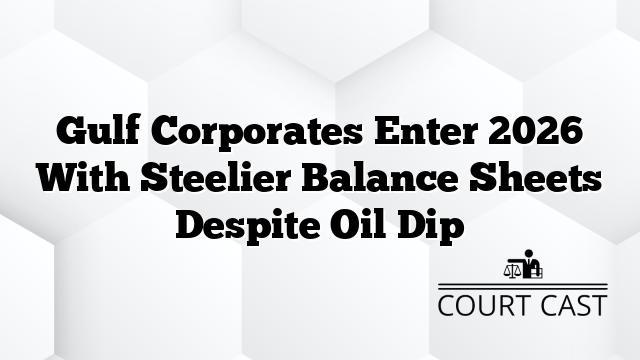 Gulf Corporates Enter 2026 With Steelier Balance Sheets Despite Oil Dip