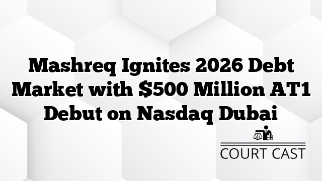 Mashreq Ignites 2026 Debt Market with $500 Million AT1 Debut on Nasdaq Dubai