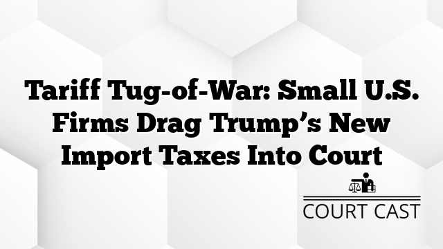 Tariff Tug-of-War: Small U.S. Firms Drag Trump’s New Import Taxes Into Court