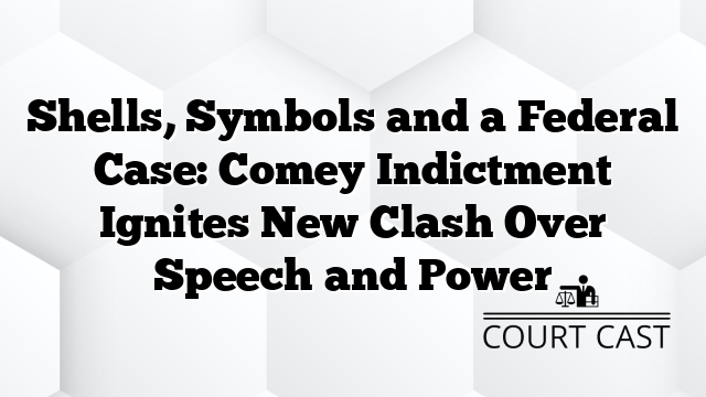 Shells, Symbols and a Federal Case: Comey Indictment Ignites New Clash Over Speech and Power