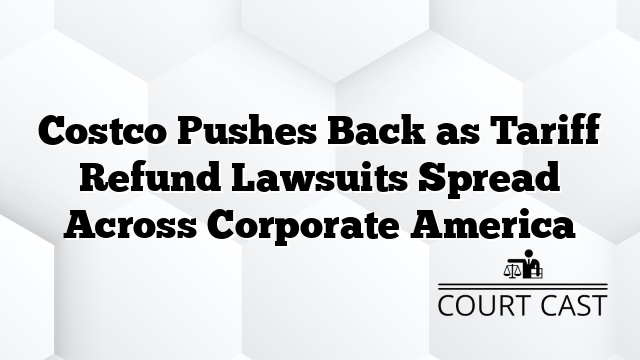Costco Pushes Back as Tariff Refund Lawsuits Spread Across Corporate America