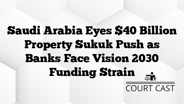 Saudi Arabia Eyes $40 Billion Property Sukuk Push as Banks Face Vision 2030 Funding Strain