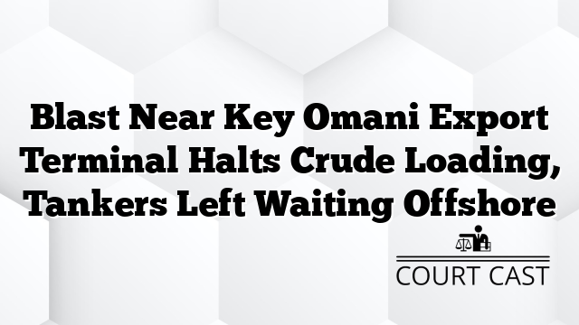 Blast Near Key Omani Export Terminal Halts Crude Loading, Tankers Left Waiting Offshore