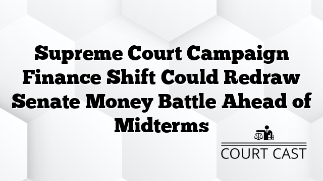 Supreme Court Campaign Finance Shift Could Redraw Senate Money Battle Ahead of Midterms