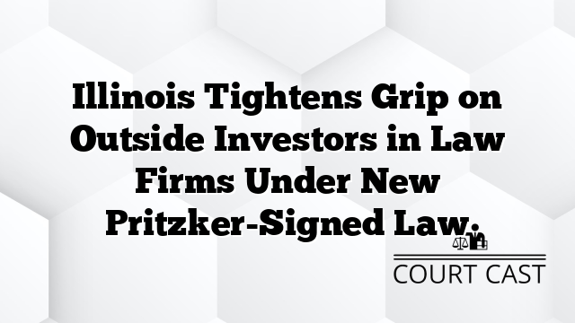 Illinois Tightens Grip on Outside Investors in Law Firms Under New Pritzker-Signed Law