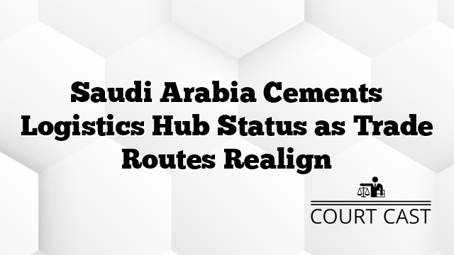 Saudi Arabia Cements Logistics Hub Status as Trade Routes Realign