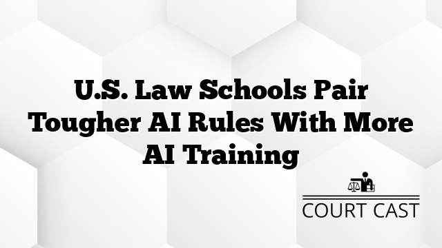 U.S. Law Schools Pair Tougher AI Rules With More AI Training